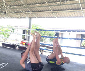 losing weight with muay thai